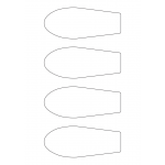 40958 - Label Size 138mm x 56mm - 4 label(s) per sheet