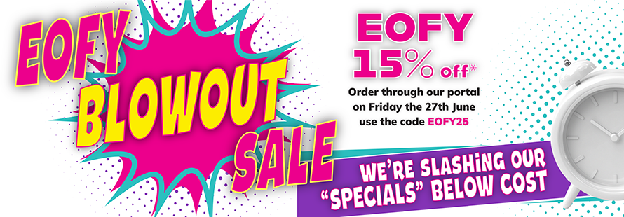 EOFY Blowout Sale!