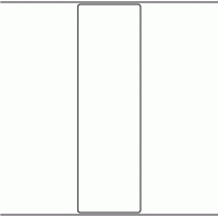 1004 - Label Size 60mm x 200mm - 345 labels per roll