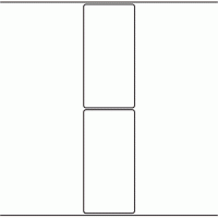 1007 - Label Size 86mm x 174.5mm - 390 labels per roll