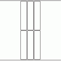 1011 - Label Size 32mm x 150mm - 1,380 labels per roll