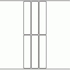 1011 - Label Size 32mm x 150mm - 1,380 labels per roll 