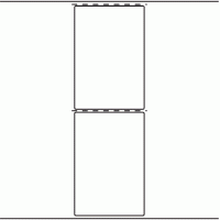 1012 - Label Size 100mm x 148mm (with Perf) - 460 labels per roll