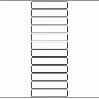 1021 - Label Size 105mm x 20mm - 3,010 labels per roll