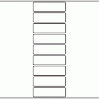 1027 - Label Size 100mm x 29mm - 2,130 labels per roll