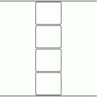 1035 - Label Size 80mm x 70mm - 950 labels per roll