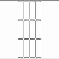 1039 - Label Size 23mm x 80mm - 3,320 labels per roll