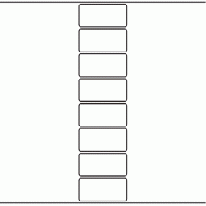 1043 - Label Size 74mm x 35mm - 1,840 labels per roll 