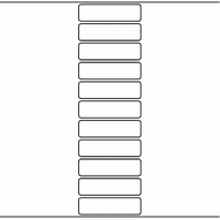 1044 - Label Size 74mm x 20mm - 3,030 labels per roll