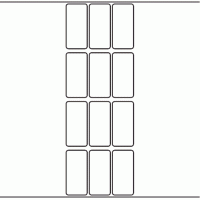 1054 - Label Size 30mm x 64mm - 3,000 labels per roll