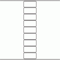 1055 - Label Size 64mm x 30mm - 2,130 labels per roll