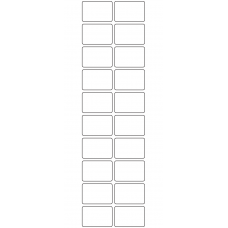 10566 - Label Size 38mm x 25.4mm - 4900 labels per roll 