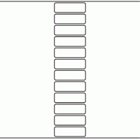 1057 - Label Size 64mm x 20mm - 3,010 labels per roll