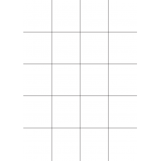 10575 - Label Size 52.5mm x 59mm - 4740 labels per roll 