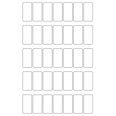 10581 - Label Size 23mm x 48mm - 8300 labels per roll 