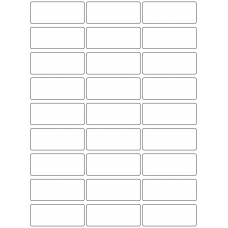10582 - Label Size 70mm x 28mm - 6400 labels per roll 