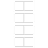 10587 - Label Size 55mm x 55mm - 1840 labels per roll