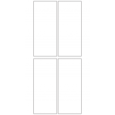 10601 - Label Size 60mm x 142mm - 950 labels per roll 