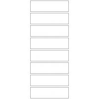 10602 - Label Size 115mm x 33mm - 1900 labels per roll