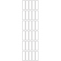 10605 - Label Size 13mm x 44mm - 7110 labels per roll