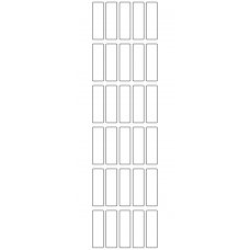 10605 - Label Size 13mm x 44mm - 7110 labels per roll 