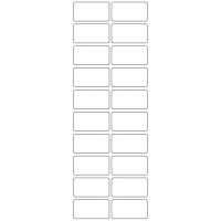 10610 - Label Size 48.5mm x 25.4mm - 4740 labels per roll