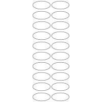 10616 - Label Size 37mm x 17mm - 6480 labels per roll