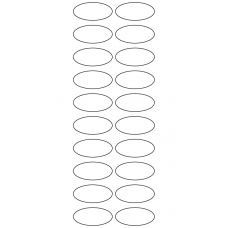 10616 - Label Size 37mm x 17mm - 6480 labels per roll 