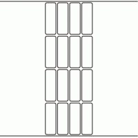 1062 - Label Size 20mm x 60mm - 4,400 labels per roll