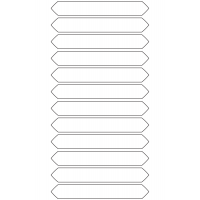 10624 - Label Size 124.71mm x 18mm - 3310 labels per roll