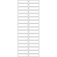 10627 - Label Size 46mm x 12mm - 9370 labels per roll