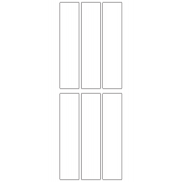 10628 - Label Size 27mm x 120mm - 1650 labels per roll