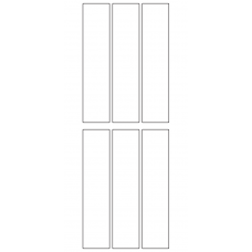 10628 - Label Size 27mm x 120mm - 1650 labels per roll 