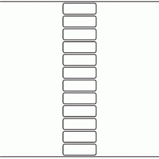 1063 - Label Size 60mm x 20mm - 3,010 labels per roll 