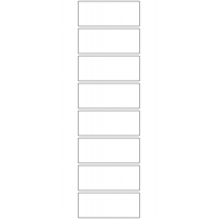 10631 - Label Size 79mm x 32mm - 2000 labels per roll