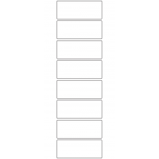 10631 - Label Size 79mm x 32mm - 2000 labels per roll 