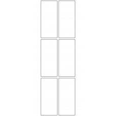 10633 - Label Size 40mm x 90mm - 1500 labels per roll 