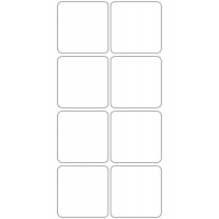 10636 - Label Size 65mm x 65mm - 2000 labels per roll