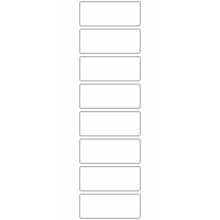 10645 - Label Size 75mm x 30mm - 2080 labels per roll