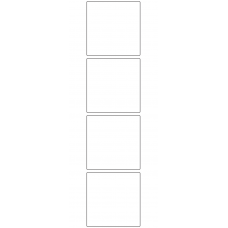 10651 - Label Size 75mm x 75mm - 880 labels per roll 