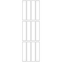 10652 - Label Size 20mm x 100mm - 2650 labels per roll