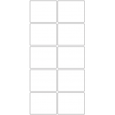 10656 - Label Size 74mm x 60mm - 2200 labels per roll 