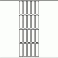 1066 - Label Size 15mm x 59mm - 5,500 labels per roll