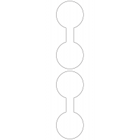 10661 - Label Size 65mm x 160mm - 420 labels per roll