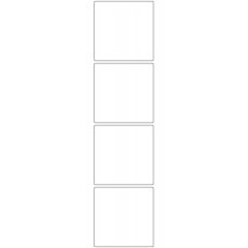 10662 - Label Size 87mm x 87mm - 770 labels per roll 