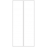 10666 - Label Size 68mm x 295mm - 460 labels per roll