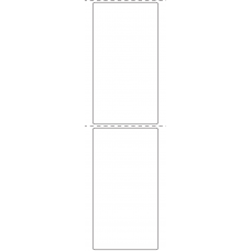 10670 - Label Size 80mm x 148mm - 460 labels per roll 