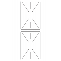 10671 - Label Size 65mm x 95mm - 690 labels per roll