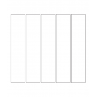 10675 - Label Size 43mm x 208mm - 1190 labels per roll