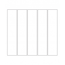 10675 - Label Size 43mm x 208mm - 1190 labels per roll 